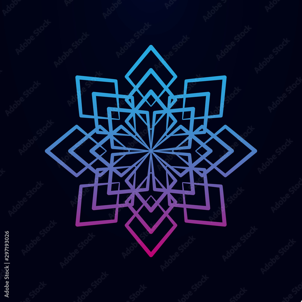 Snowflake nolan icon. Simple thin line, outline vector of snowflake icons for ui and ux, website or mobile application Snowflake nolan icon. Simple thin line, outline vector of snowflake icons for ui and ux, website or mobile application
