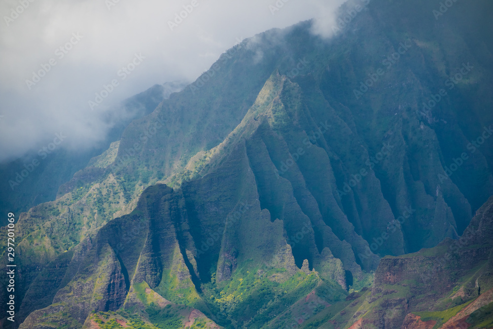 Napali Coast Spine Mountains