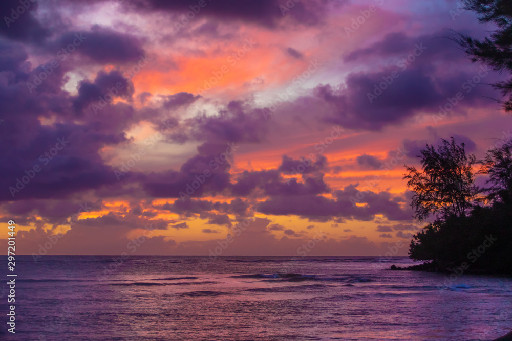 Kauai Hanalei Bay Sunset