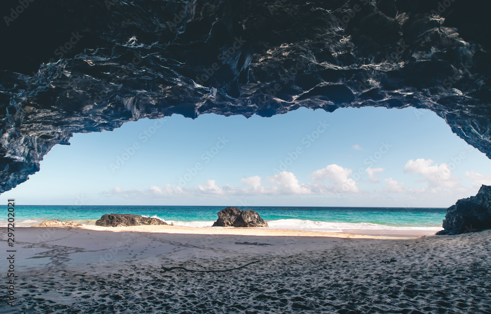 Hanakapiai Beach Cave