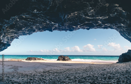Obraz na płótnie Hanakapiai Beach Cave w salonie