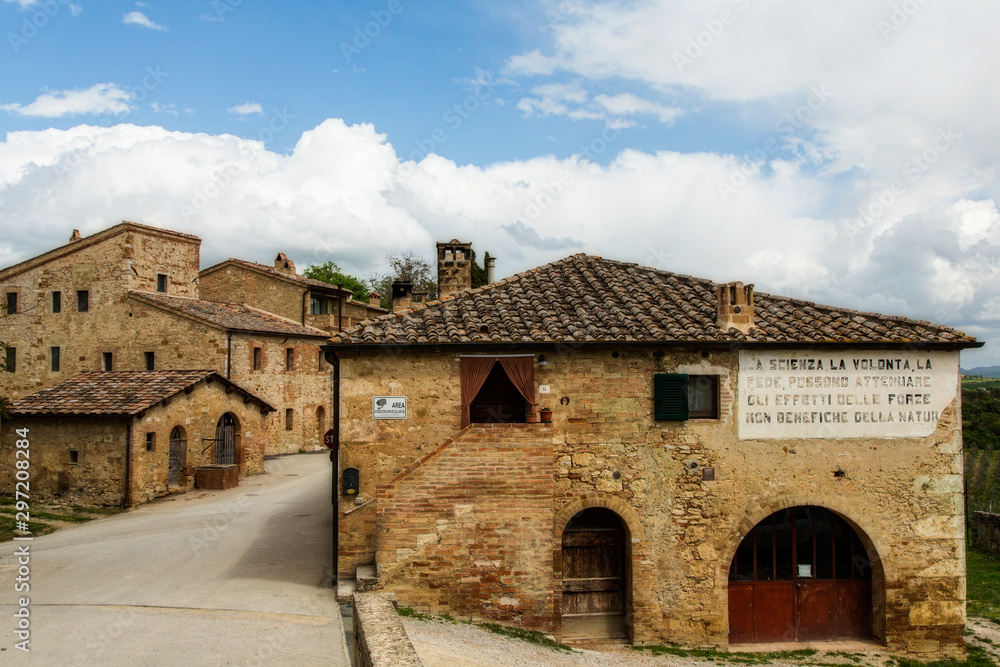 Tuscan Village Scene Tuscan Village Scene