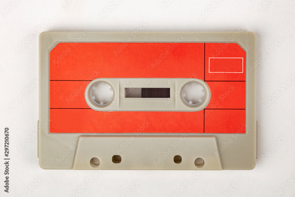 Obraz premium Audio Tape with red Label