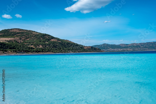 Fototapeta Naklejka Na Ścianę i Meble -  Salda Lake is most popular destination in Turkey for backpackers