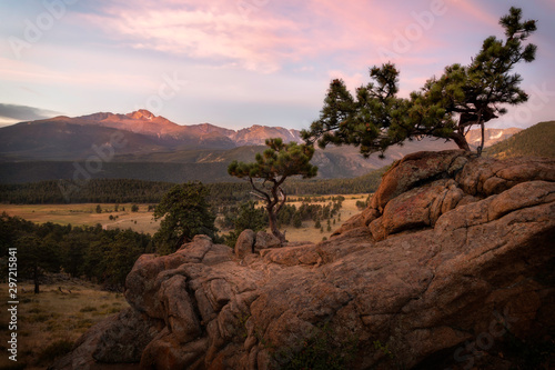 Longs Peak Morning in Rocky Mountain National park © rondakimbrow