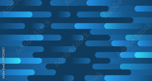 absract modern horizontal line rounded background blue color