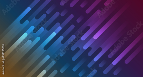 absract modern line rounded tilted design background colorfull