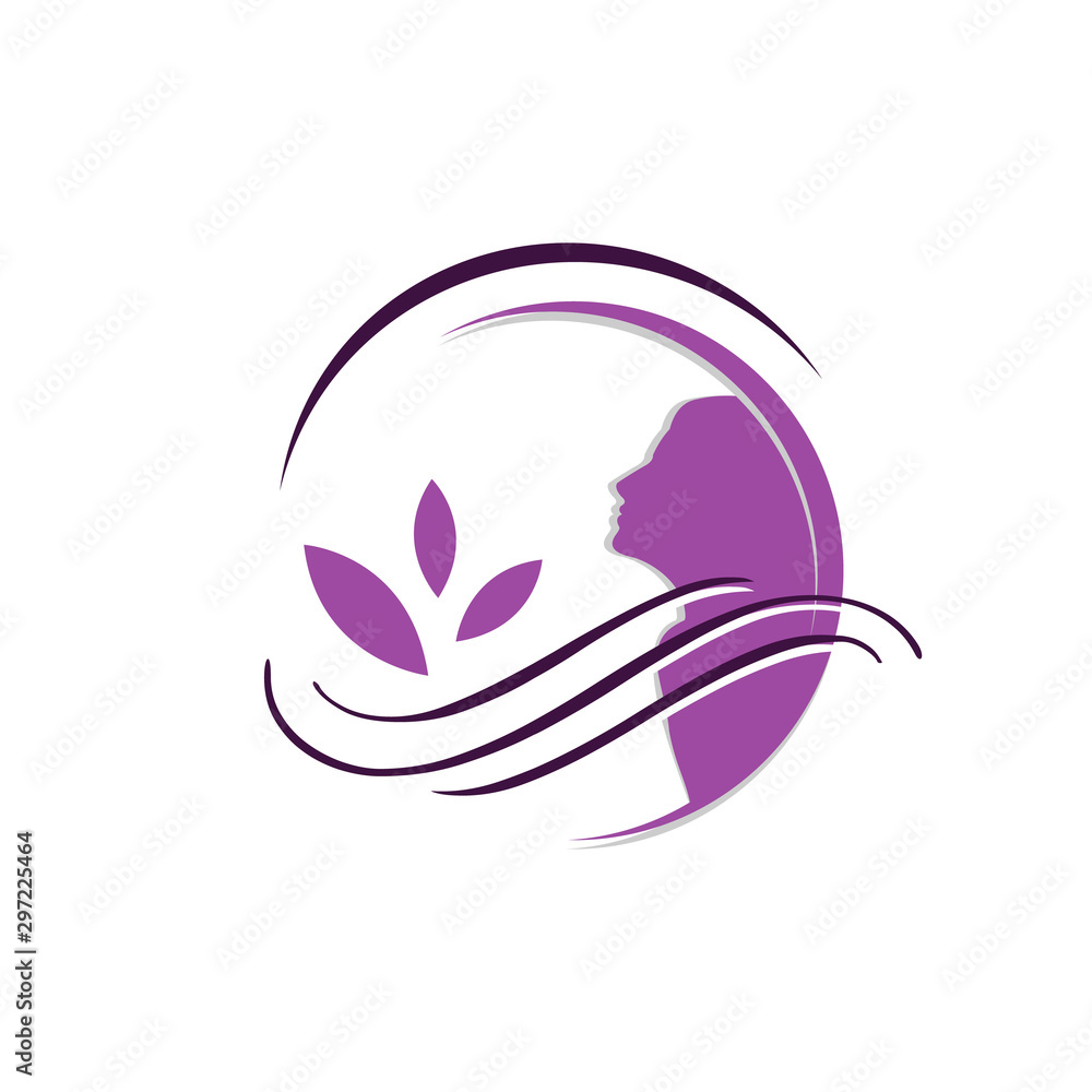 silhouette of long hair girl beauty woman logo design vector illustration for beauty or spa salon silhouette of long hair girl beauty woman logo design vector illustration for beauty or spa salon