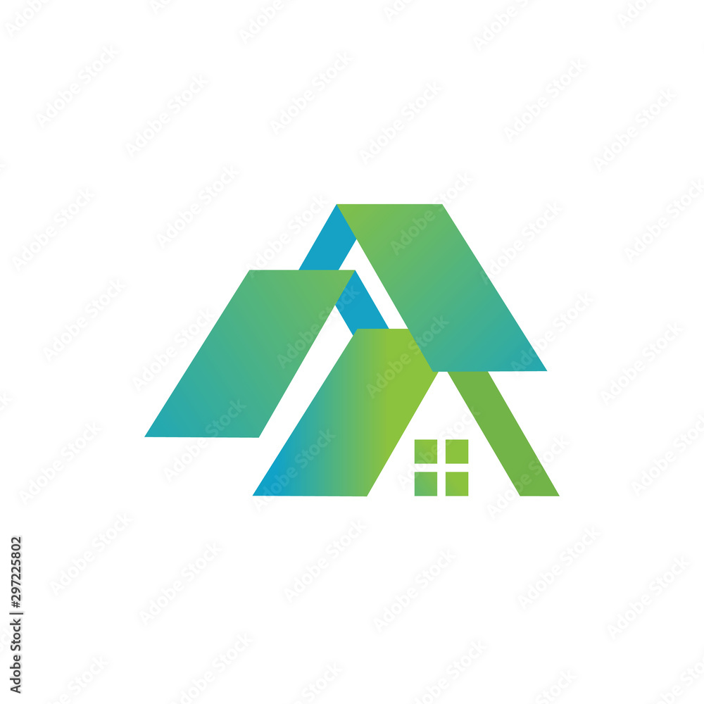 Fototapeta premium property management logo design vector illustrations