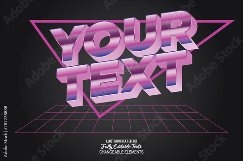 colorful gradient modern art font, with 3D effect, cool hype logotype brand design