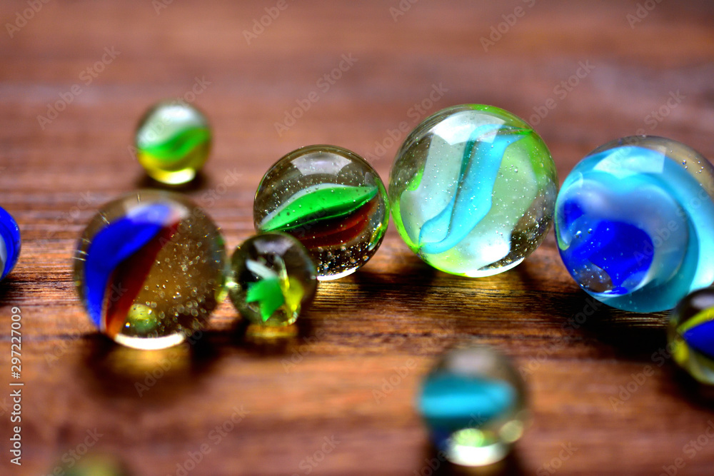 綺麗なビー玉 Stock Photo Adobe Stock