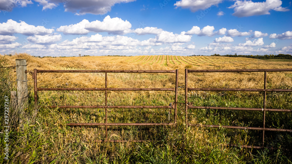 Farm field gate