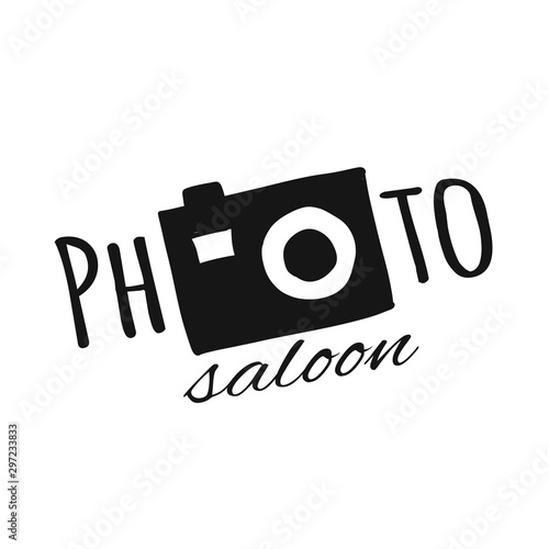 Photocamera, logo photo saloon