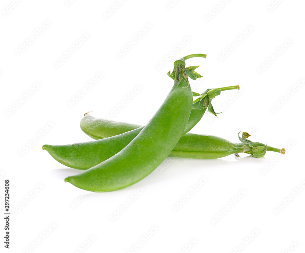 Green beans isolated on white background. Green beans isolated on white background.