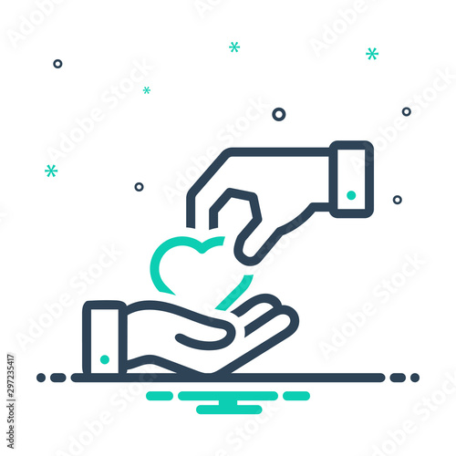 mix icon for give take 