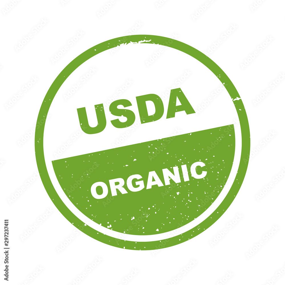 USDA organic shield sign USDA organic shield sign
