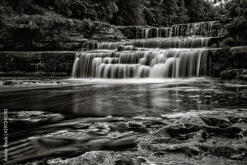 Lower falls at Aysgarth in North Yorkshire.