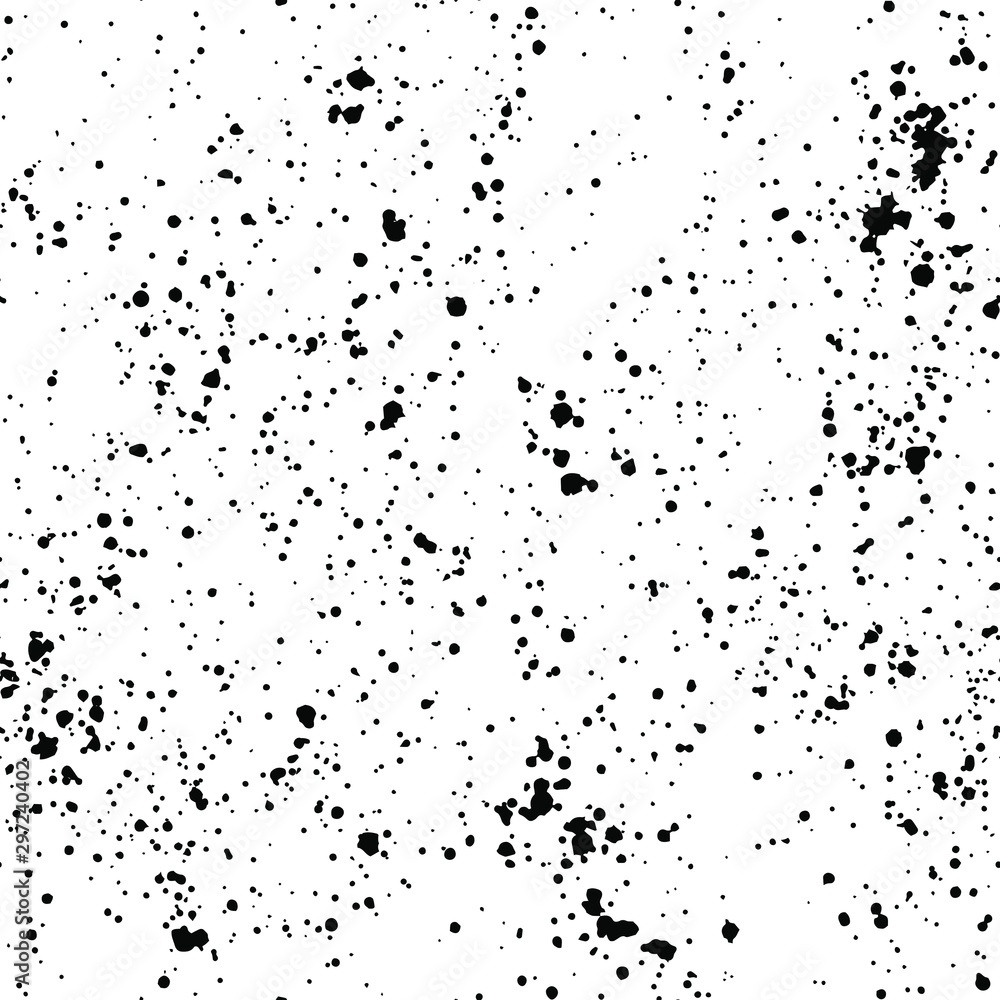 Ink splashes seamless pattern. Black and white spray texture Ink splashes seamless pattern. Black and white spray texture