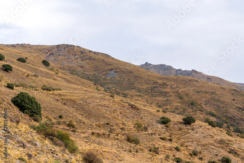 panoramic photo of Sierra Nevada