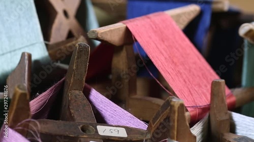 Japanese traditional weaving machine