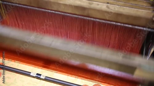 Japanese traditional weaving machine