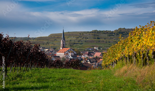 Blick auf Ihringen im Kaiserstuhl photo