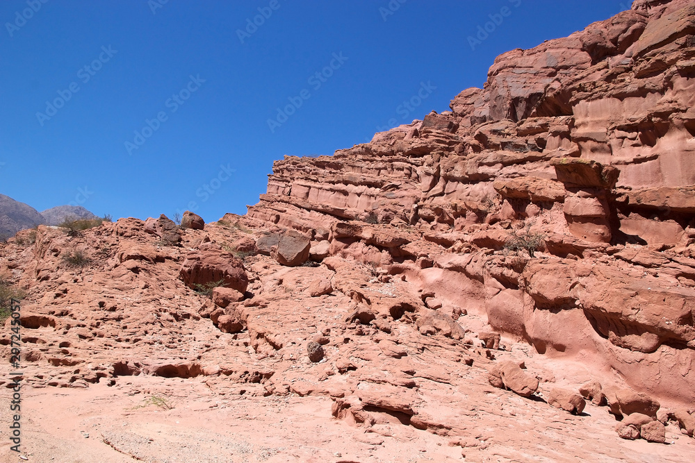 Quebrada de las Conchas in the Calchaqui Valley, Argentina Quebrada de las Conchas in the Calchaqui Valley, Argentina
