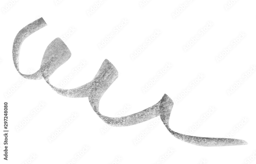 Obraz premium Hand drawn pencil scribble on white background