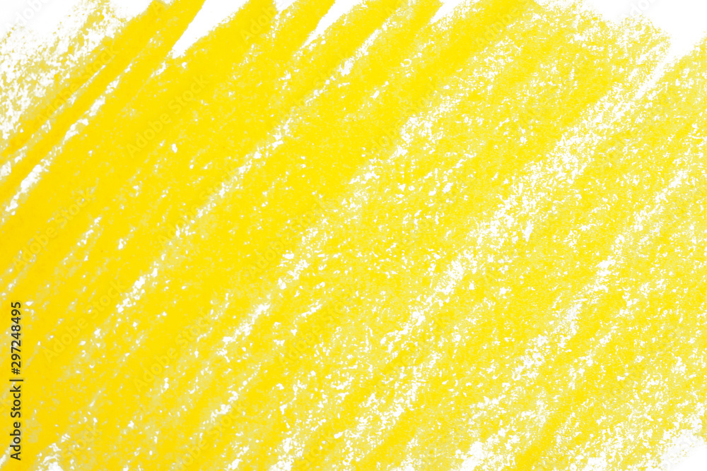 Yellow pencil hatching as background, top view
