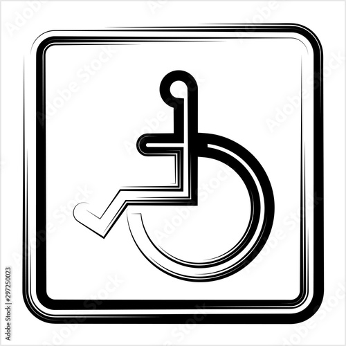 Access Icon Design (Disabled Handicap Symbol)