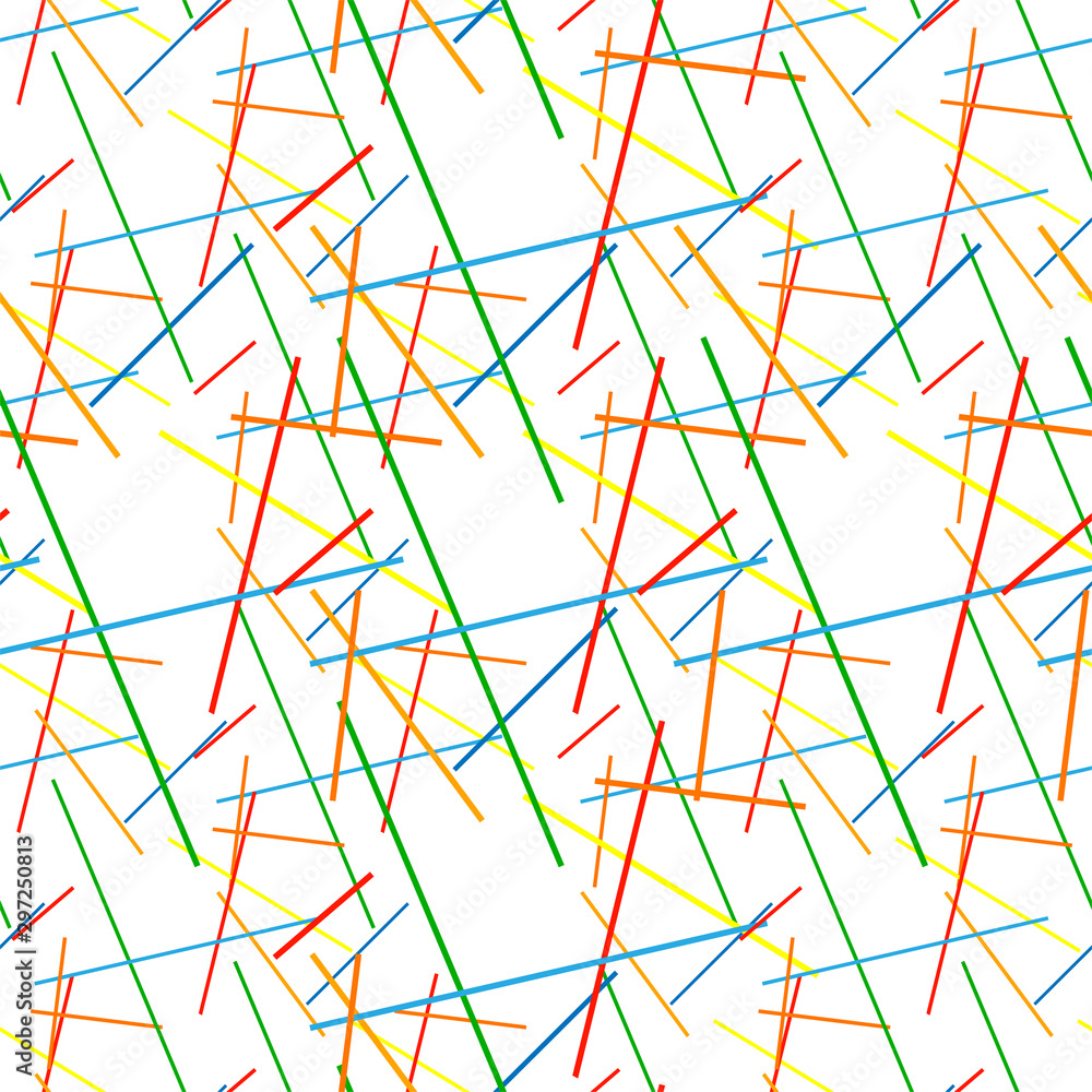 Fototapeta premium Geometric Lines Seamless Pattern, Line Seamless Pattern