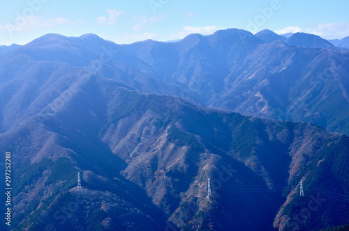 奥武蔵の大持山から眺める秩父山地 © Green Cap 55