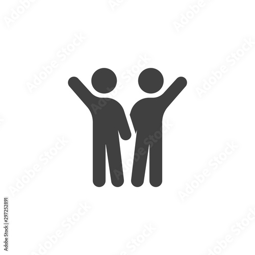 People Friendship Vector Icon Filled Flat Sign For Mobile Concept And Web Design Two Friends With Raised Hands Glyph Icon Symbol Logo Illustration Vector Graphics Stock Vector Adobe Stock People Friendship Vector Icon Filled Flat Sign For Mobile Concept And Web Design Two Friends With Raised Hands Glyph Icon Symbol Logo Illustration Vector Graphics Stock Vector Adobe Stock