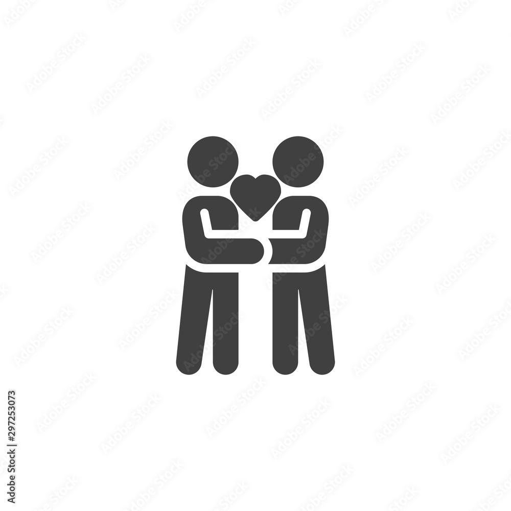 Lover couple vector icon. filled flat sign for mobile concept and web design. People relationship glyph icon. Symbol, logo illustration. Vector graphics Lover couple vector icon. filled flat sign for mobile concept and web design. People relationship glyph icon. Symbol, logo illustration. Vector graphics