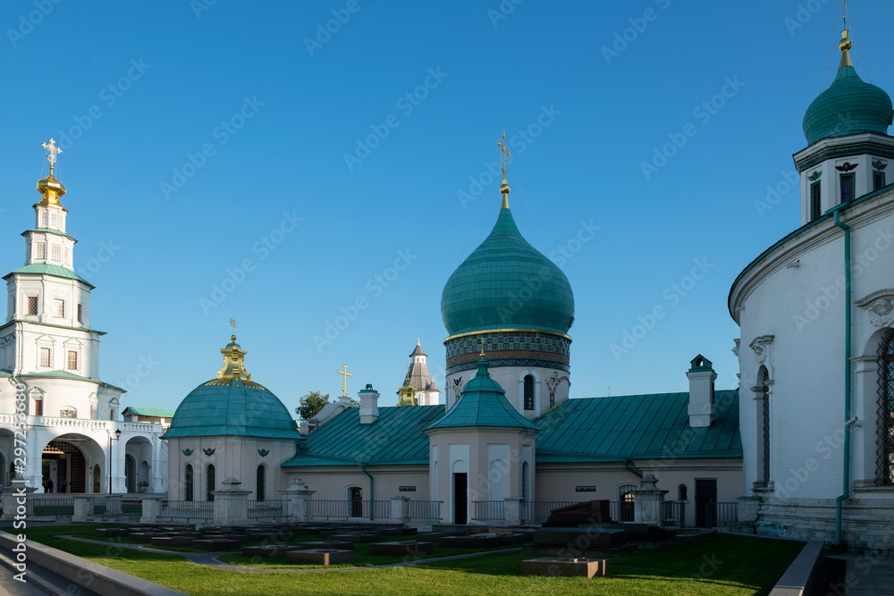 Church of Constantine and Helena in the Resurrection New Jerusalem Monastery. The city of Istra. Moscow region