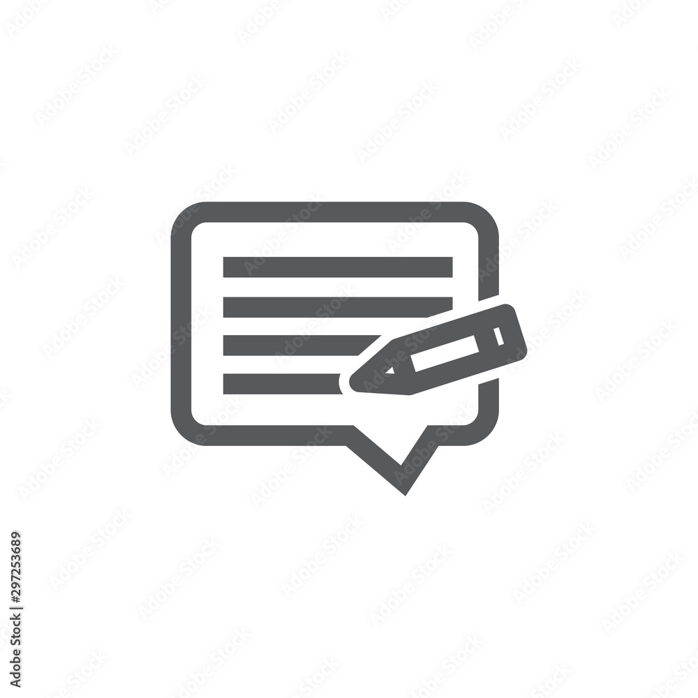 Feedback icon on white background Feedback icon on white background