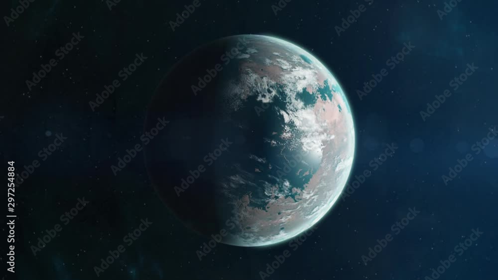 Exoplanet Establishing Shot - Alien World Exoplanet Establishing Shot - Alien World