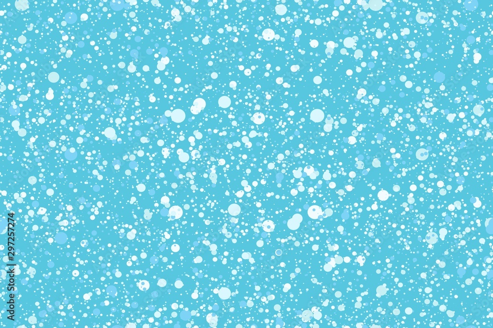 The Seamless blue abstract background with snow. The Seamless blue abstract background with snow.