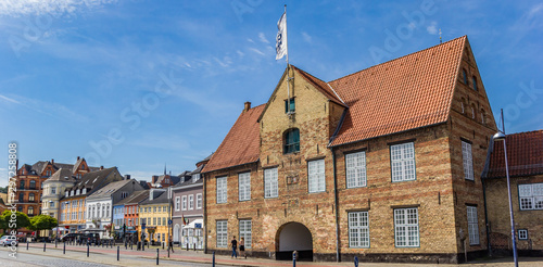 Photos Panorama of the Kompagnietor building in Flensburg, Germany
