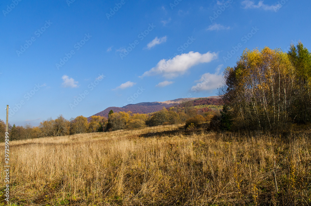 Bieszczadzkie jesienne panoramy Bieszczadzkie jesienne panoramy
