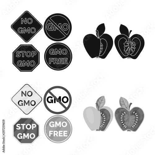 Isolated object of test and synthetic icon. Set of test and laboratory vector icon for stock.