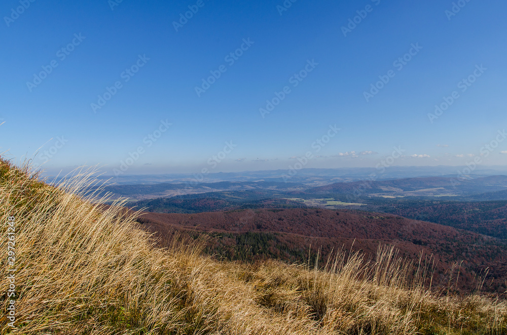 Bieszczady na stronę ukraińską Bieszczady na stronę ukraińską