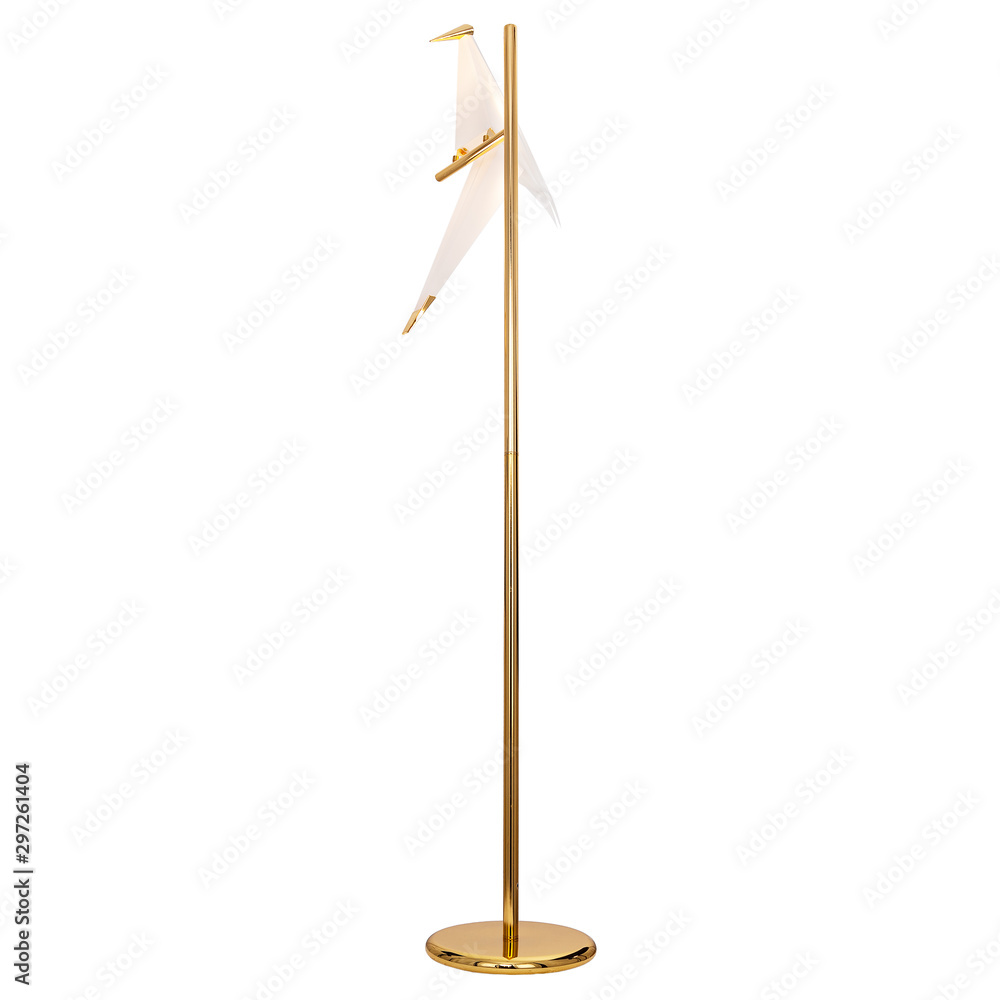 Floor lamp, isolated on white background. Floor lamp, isolated on white background.