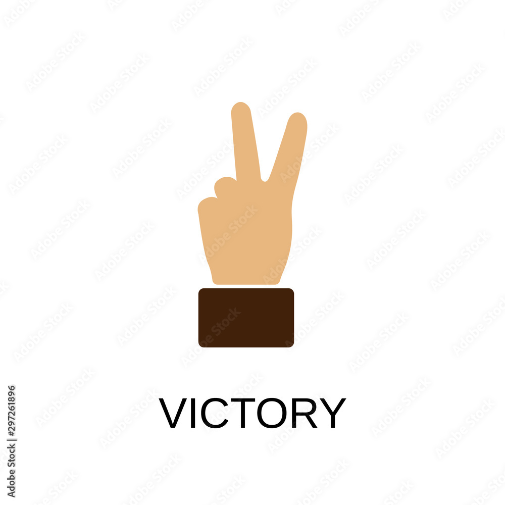 Victory icon. Peace concept symbol design. Stock - Vector illustration can be used for web. Victory icon. Peace concept symbol design. Stock - Vector illustration can be used for web.