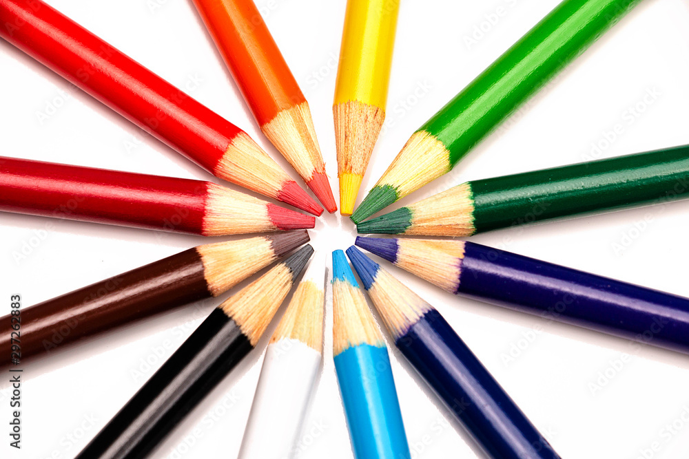 Colored Pencil Circle Creative