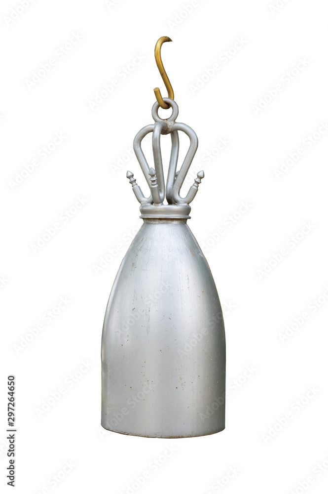 Metal bell isolated on white background. Metal bell isolated on white background.