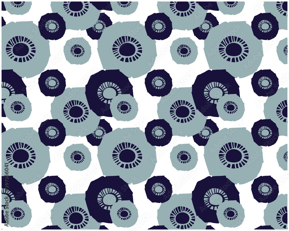 花柄 北欧風 パターン 背景 Stock ベクター Adobe Stock