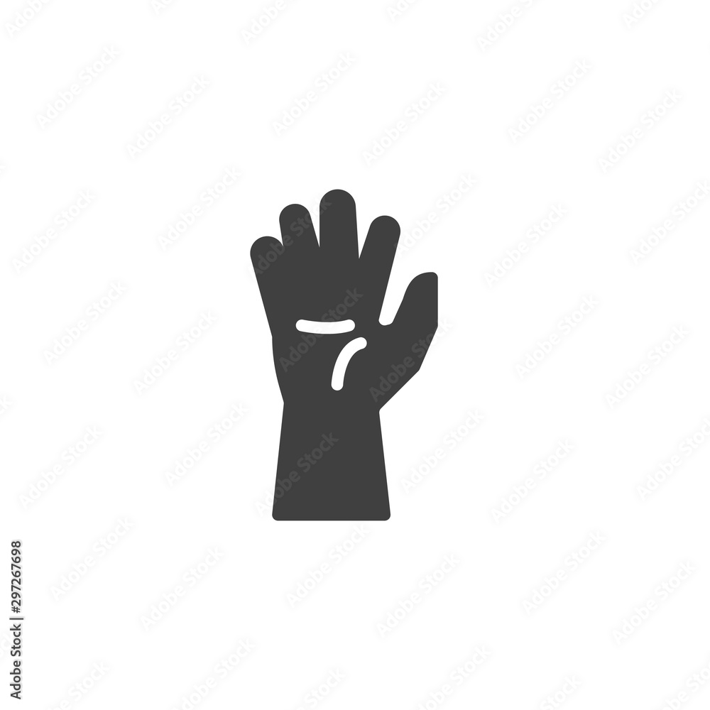 Human hand vector icon. filled flat sign for mobile concept and web design. Hand up glyph icon. Symbol, logo illustration. Vector graphics Human hand vector icon. filled flat sign for mobile concept and web design. Hand up glyph icon. Symbol, logo illustration. Vector graphics