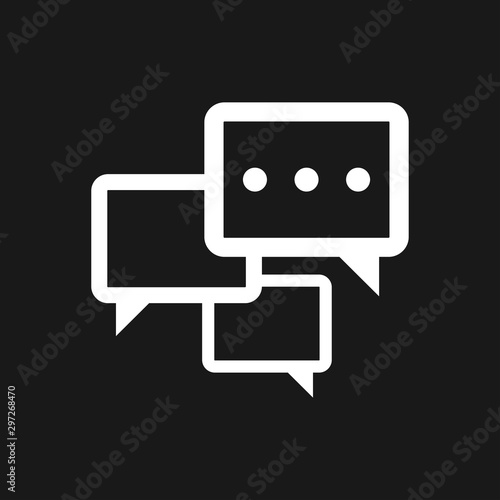 Communication vector icons
