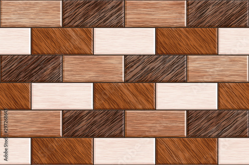 bricks wooden tiles textured image